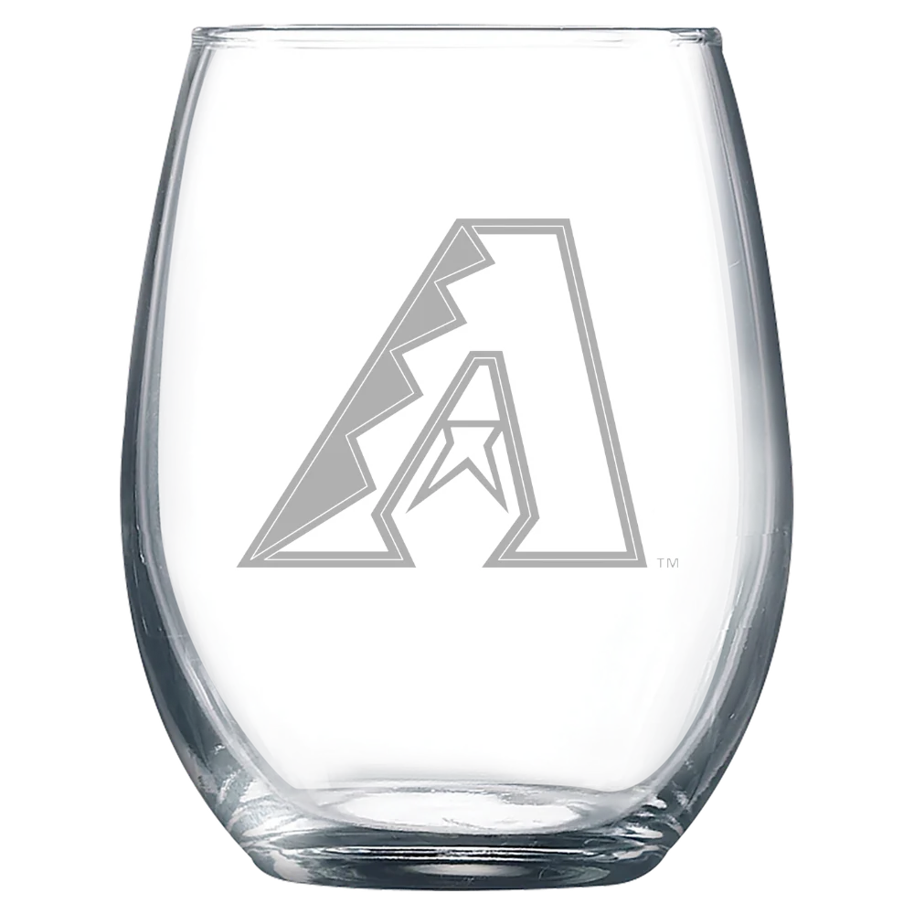 Arizona Diamondbacks Polar Camel 9 oz. Stemless Wine Glass
