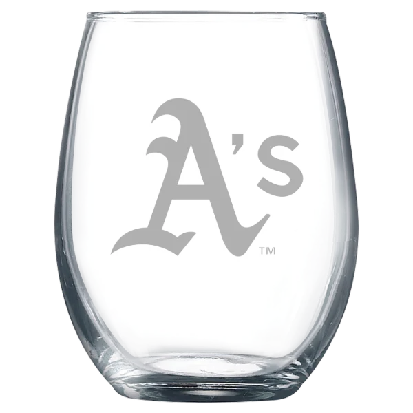 Athletics Polar Camel 9 oz. Stemless Wine Glass