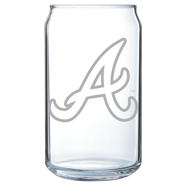Atlanta Braves Polar Camel 16 oz. Can Glass