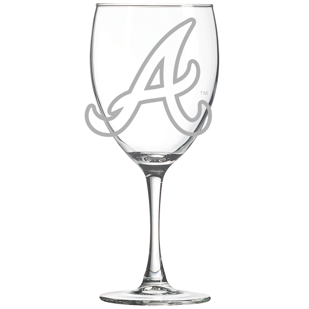 Atlanta Braves Polar Camel 10 1/2 oz. Wine Glass