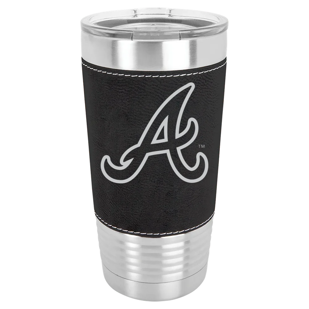 Atlanta Braves Polar Camel 20 oz. Leatherette Grip Tumbler with Standard Lid