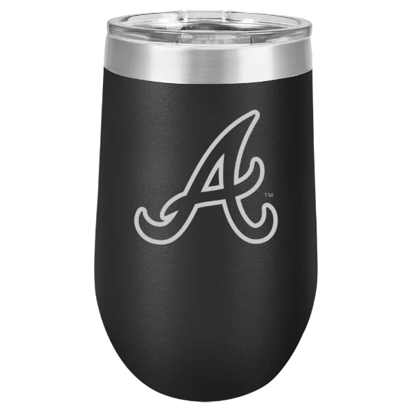 Atlanta Braves Polar Camel 16 oz. Stemless Wine Tumbler