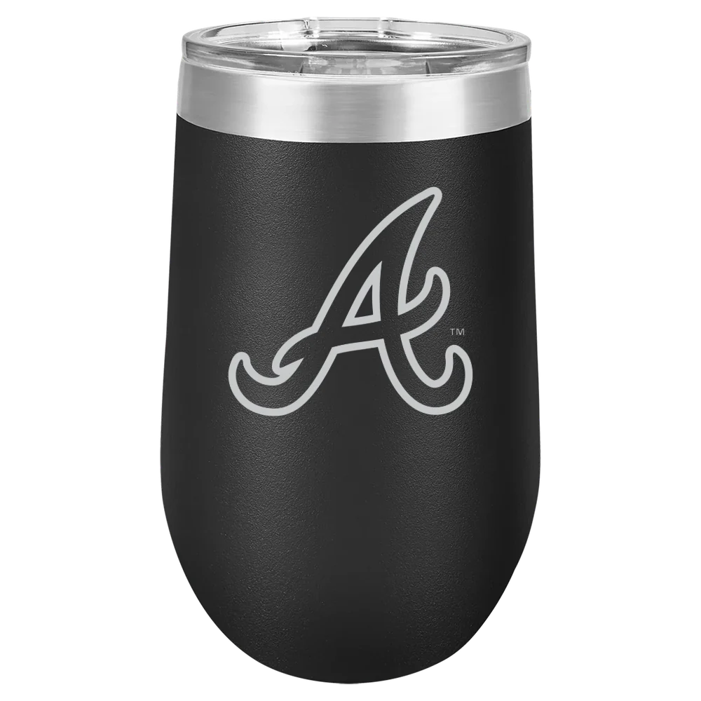 Atlanta Braves Polar Camel 16 oz. Stemless Wine Tumbler