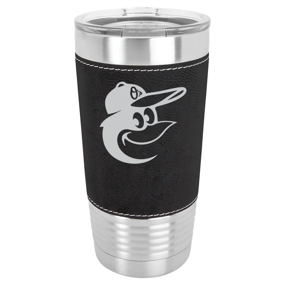 Baltimore Orioles Polar Camel 20 oz. Leatherette Grip Tumbler with Standard Lid