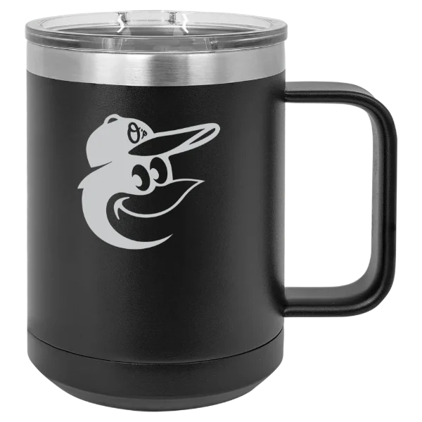 Baltimore Orioles Polar Camel 15 oz. Mug with Slider Lid