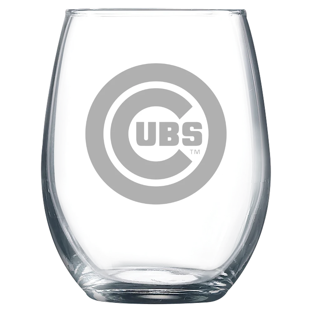 Chicago Cubs Polar Camel 9 oz. Stemless Wine Glass