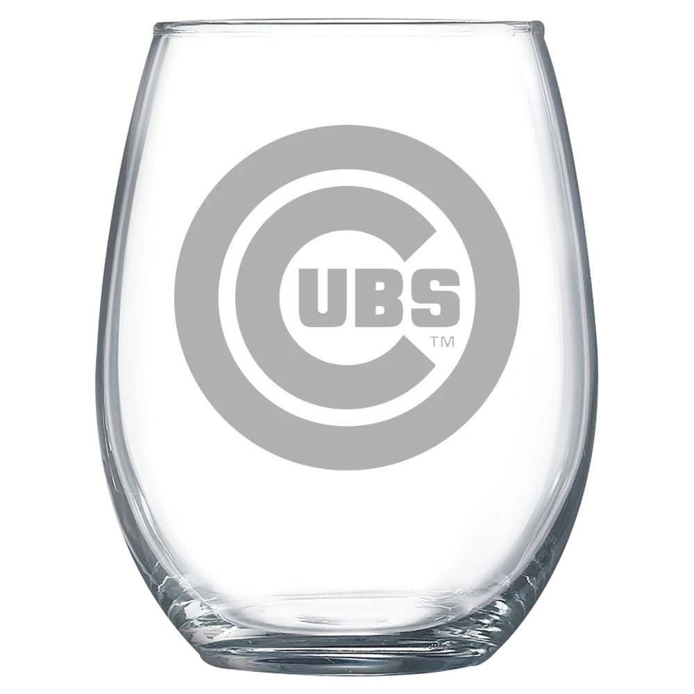 Chicago Cubs Polar Camel 15 oz. Stemless Wine Glass