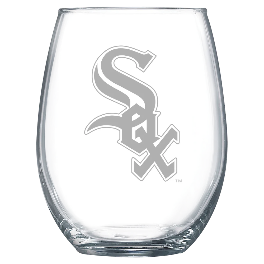 Chicago White Sox Polar Camel 15 oz. Stemless Wine Glass