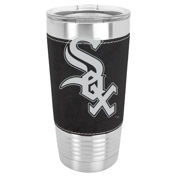 Chicago White Sox Polar Camel 20 oz. Leatherette Grip Tumbler with Standard Lid