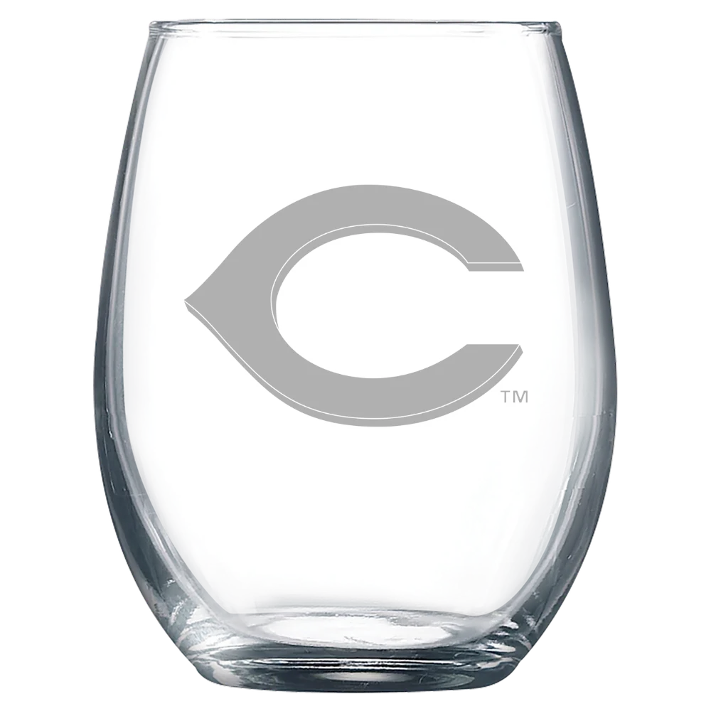 Cincinnati Reds Polar Camel 9 oz. Stemless Wine Glass