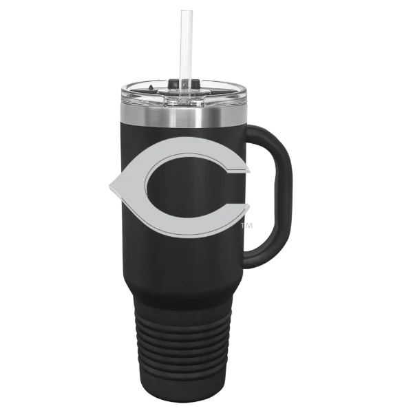 Cincinnati Reds Polar Camel 40 oz. Travel Mug with Snap Lid & Straw
