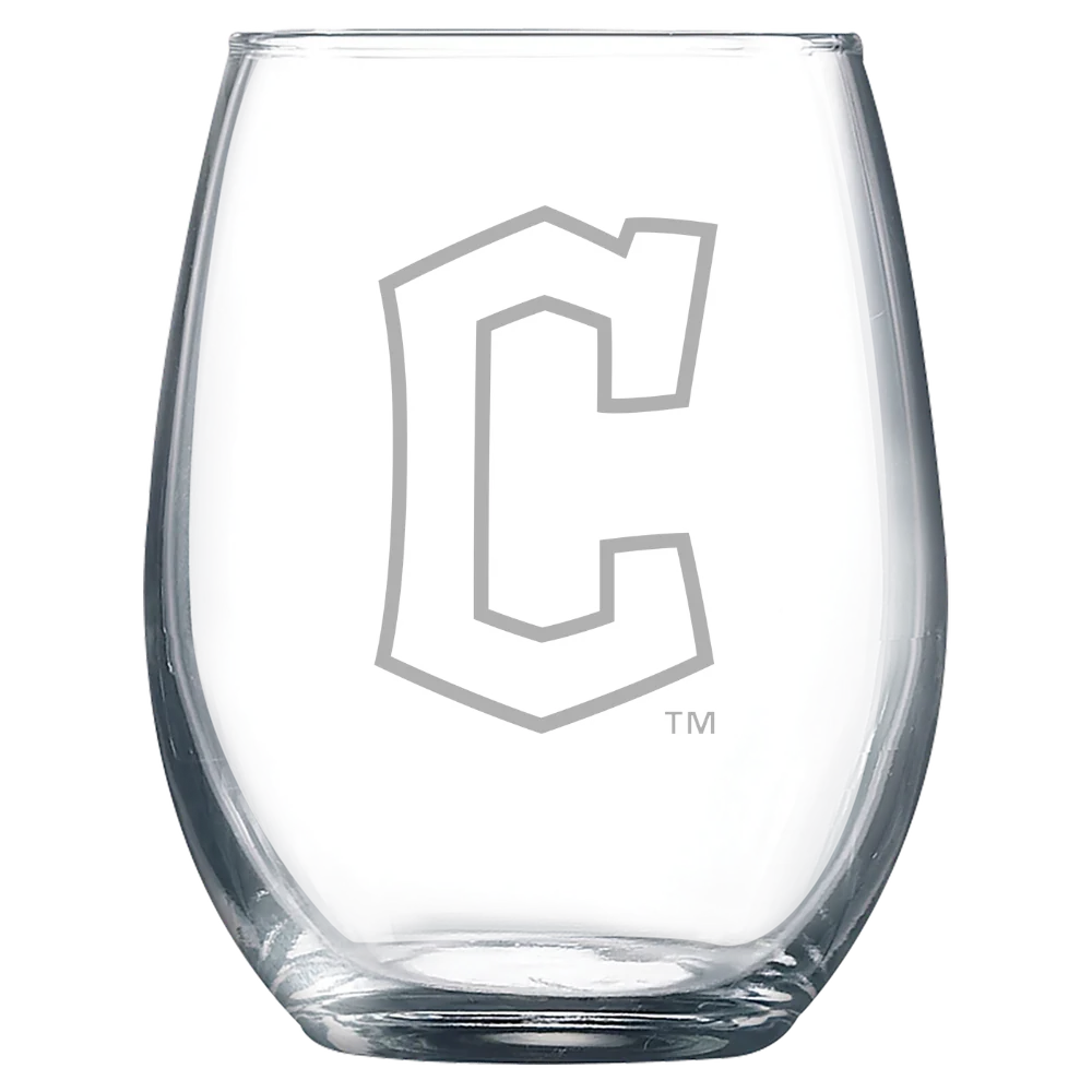 Cleveland Guardians Polar Camel 9 oz. Stemless Wine Glass