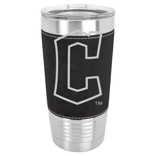 Cleveland Guardians Polar Camel 20 oz. Leatherette Grip Tumbler with Standard Lid