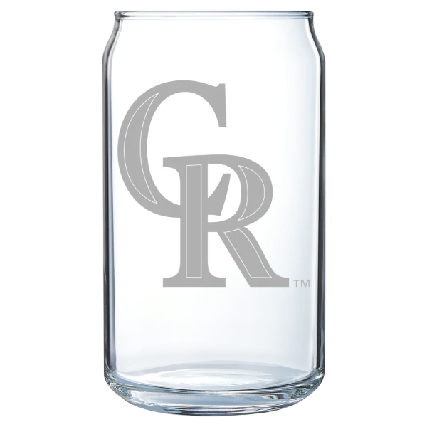 Colorado Rockies Polar Camel 16 oz. Can Glass