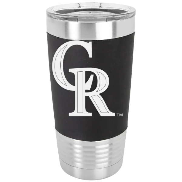 Colorado Rockies Polar Camel 20 oz. Silicone Grip Tumbler with Standard Lid