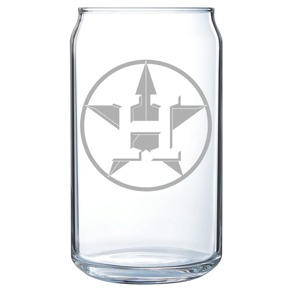 Houston Astros Polar Camel 16 oz. Can Glass