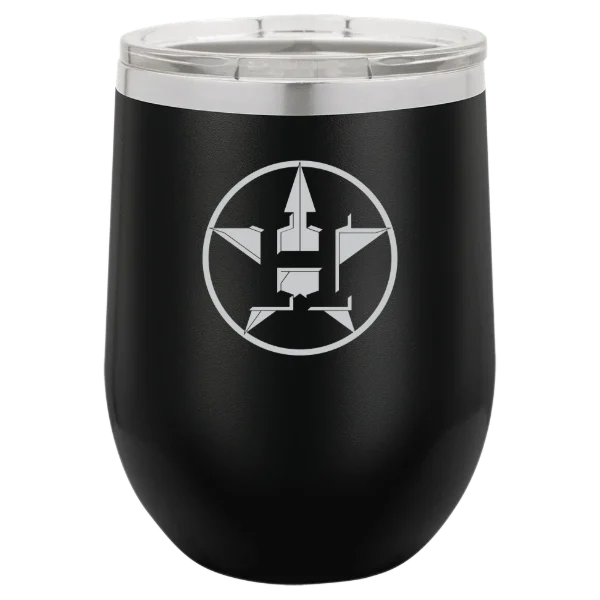 Houston Astros Polar Camel 12 oz. Stemless Wine Tumbler