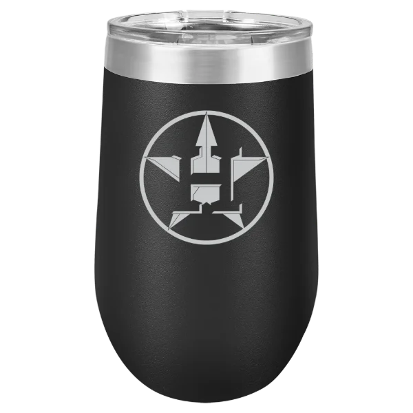 Houston Astros Polar Camel 16 oz. Stemless Wine Tumbler