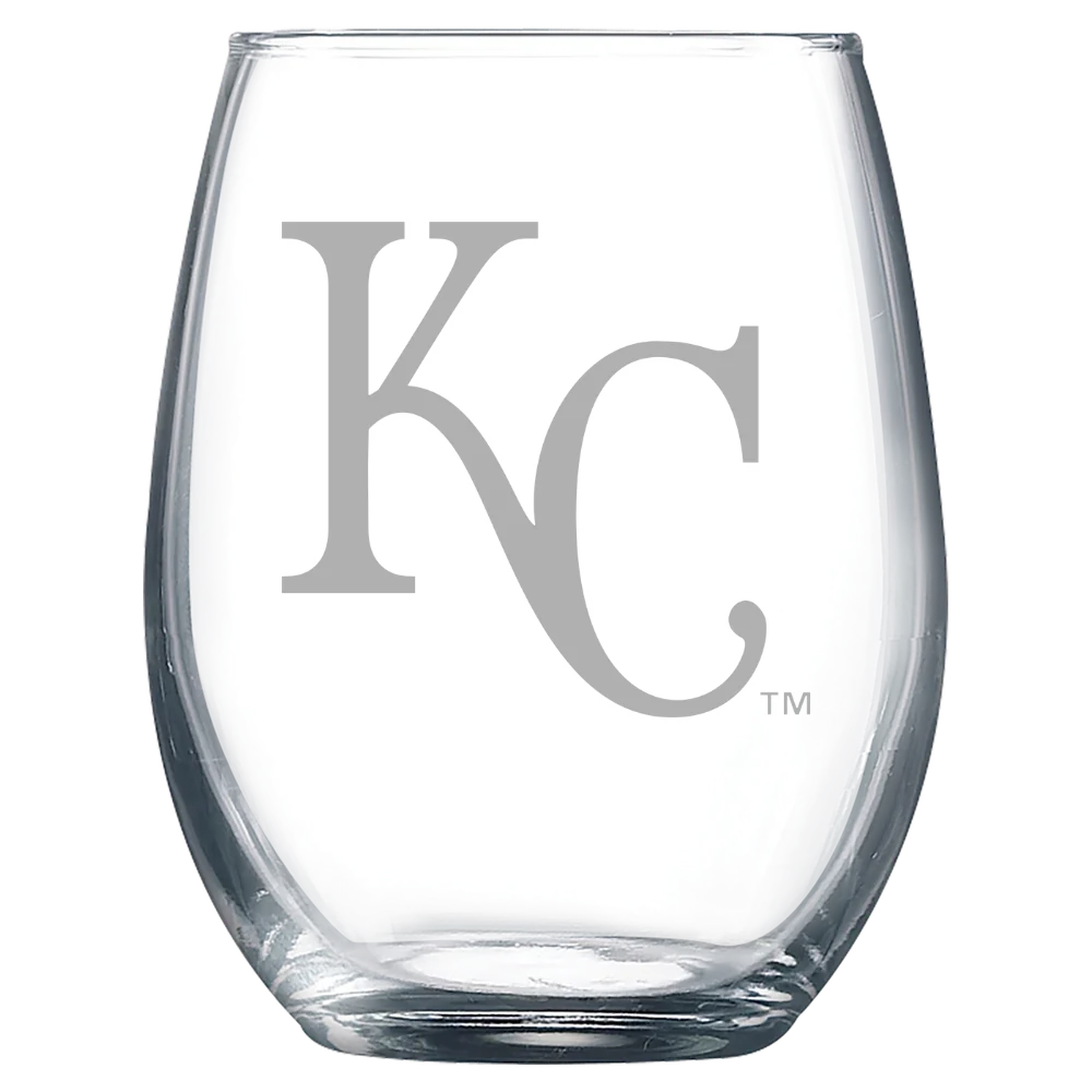 Kansas City Royals Polar Camel 9 oz. Stemless Wine Glass