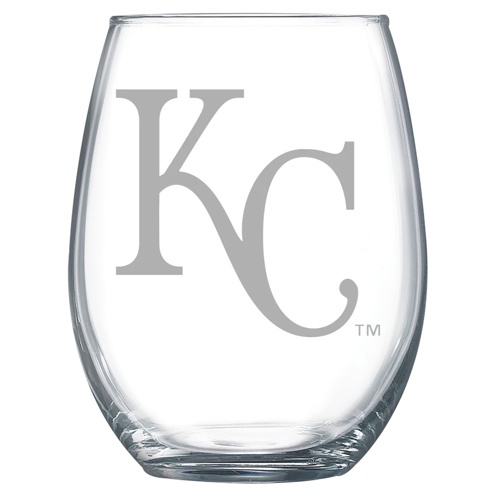 Kansas City Royals Polar Camel 15 oz. Stemless Wine Glass