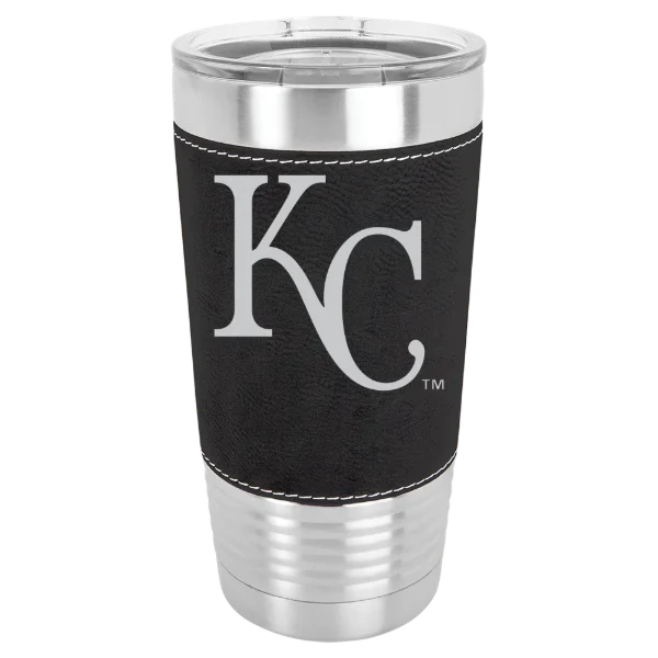 Kansas City Royals Polar Camel 20 oz. Leatherette Grip Tumbler with Standard Lid