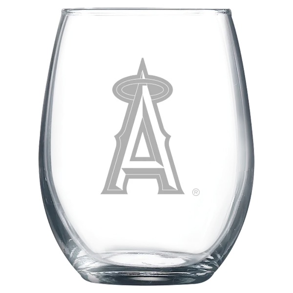 Los Angeles Angels Polar Camel 9 oz. Stemless Wine Glass