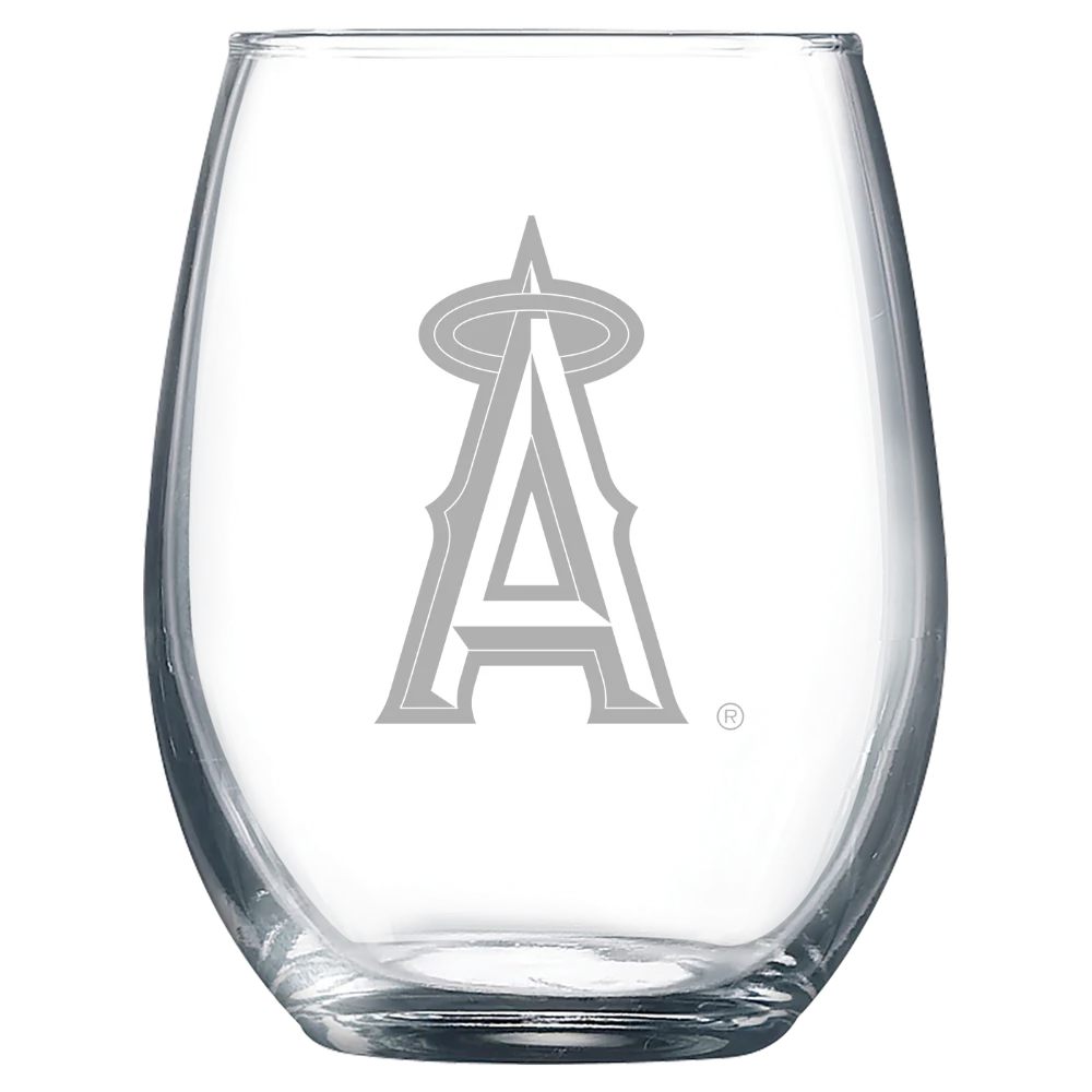 Los Angeles Angels Polar Camel 9 oz. Stemless Wine Glass