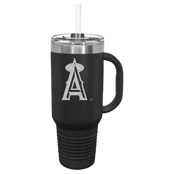 Los Angeles Angels Polar Camel 40 oz. Travel Mug with Snap Lid & Straw