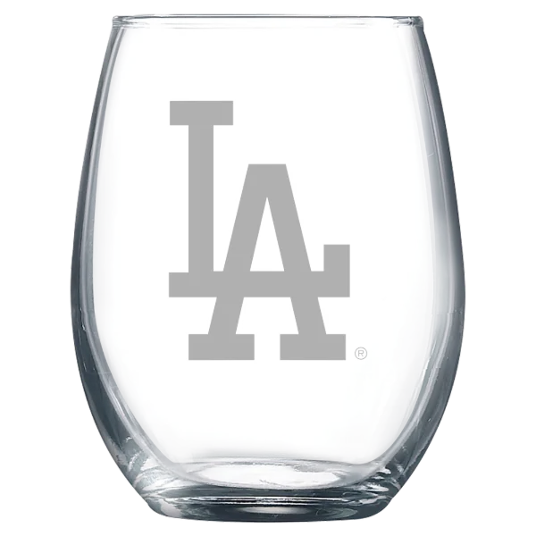 Los Angeles Dodgers Polar Camel 9 oz. Stemless Wine Glass