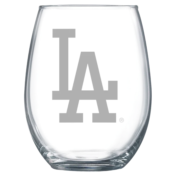Los Angeles Dodgers Polar Camel 15 oz. Stemless Wine Glass