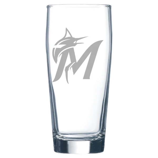 Miami Marlins Polar Camel 16 oz. Willi Becher Beer Glass