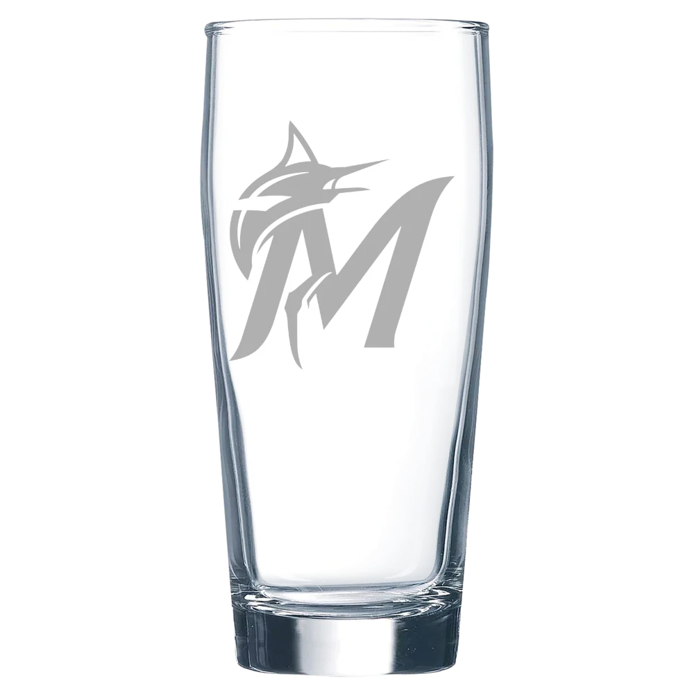 Miami Marlins Polar Camel 16 oz. Willi Becher Beer Glass