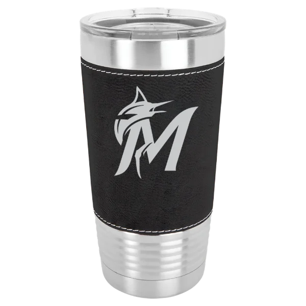 Miami Marlins Polar Camel 20 oz. Leatherette Grip Tumbler with Standard Lid
