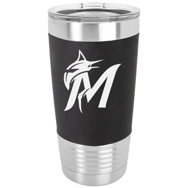 Miami Marlins Polar Camel 20 oz. Silicone Grip Tumbler with Standard Lid