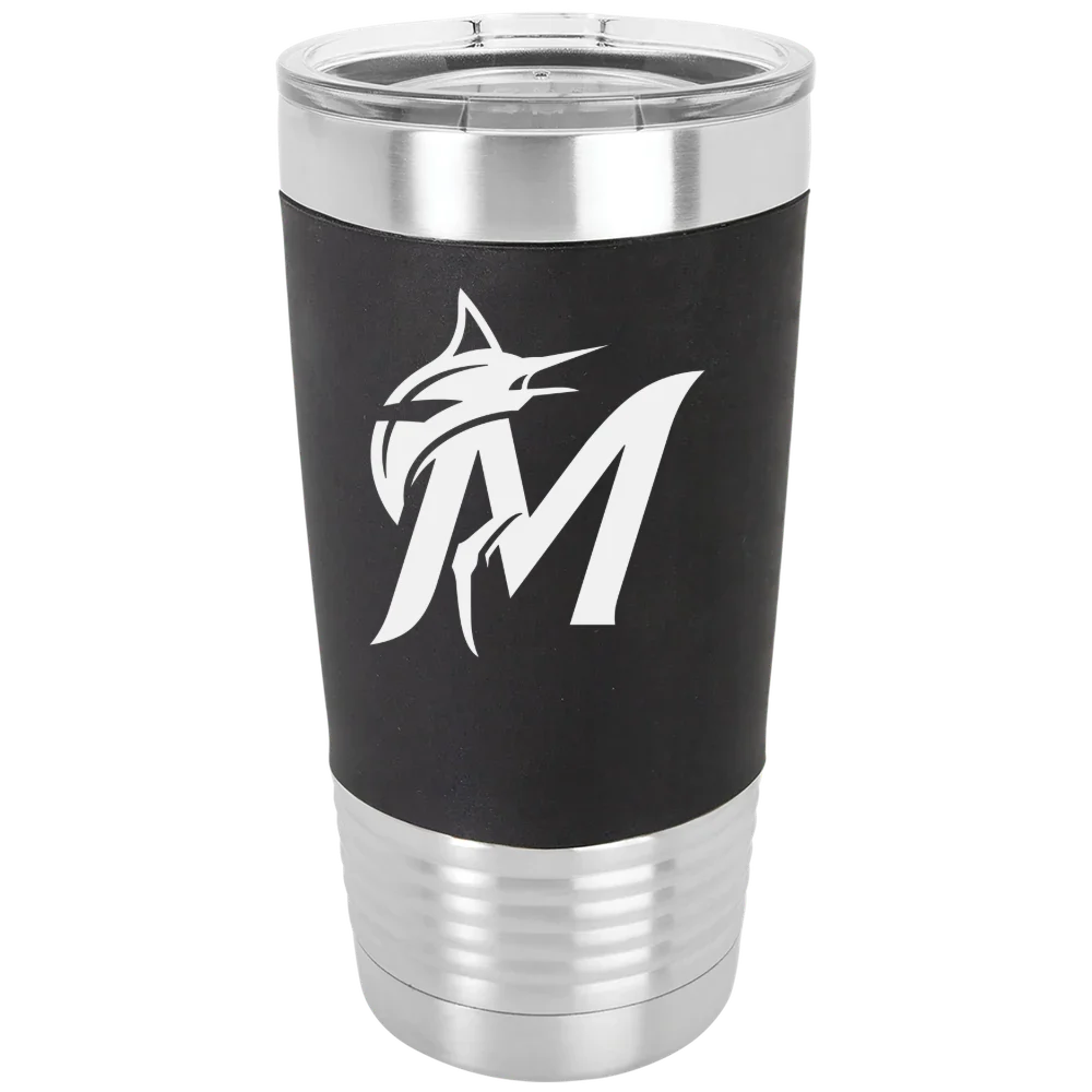 Miami Marlins Polar Camel 20 oz. Silicone Grip Tumbler with Standard Lid