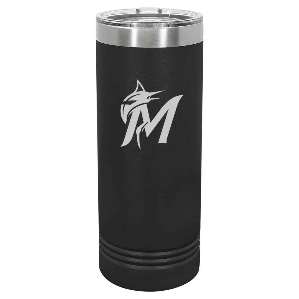 Miami Marlins Polar Camel 22 oz. Skinny Tumbler with Slider Lid