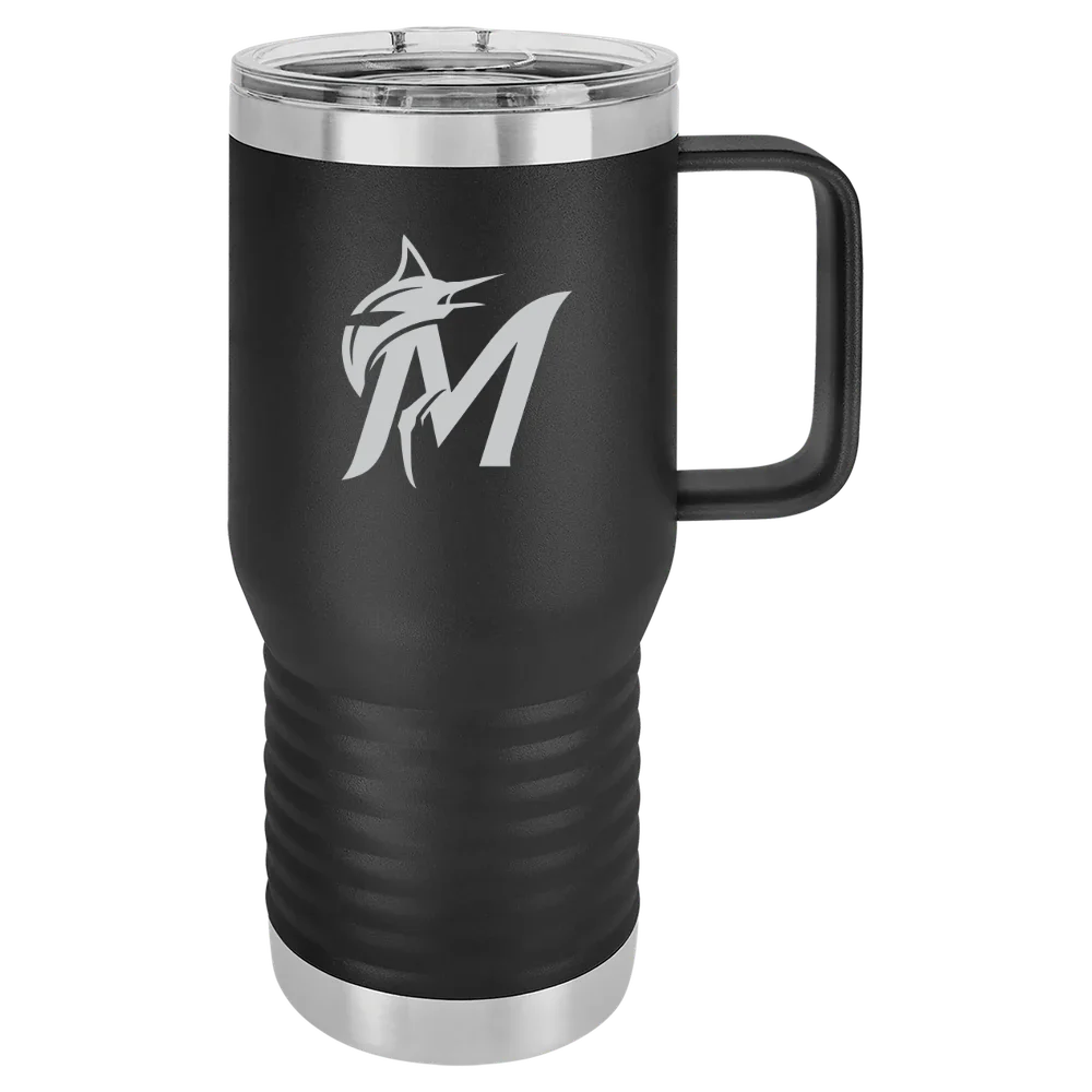 Miami Marlins Polar Camel 20 oz. Travel Mug with Slider Lid