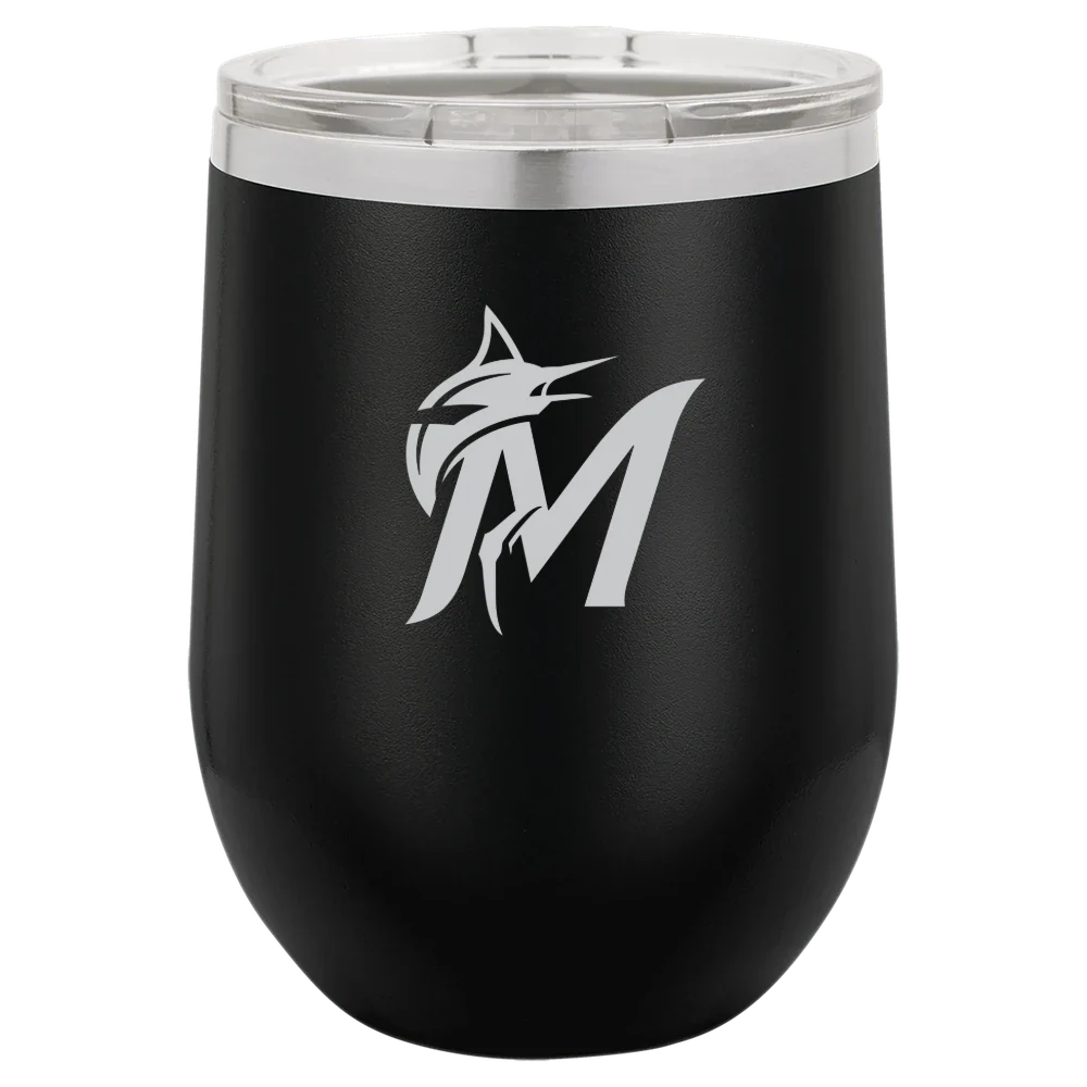 Miami Marlins Polar Camel 12 oz. Stemless Wine Tumbler