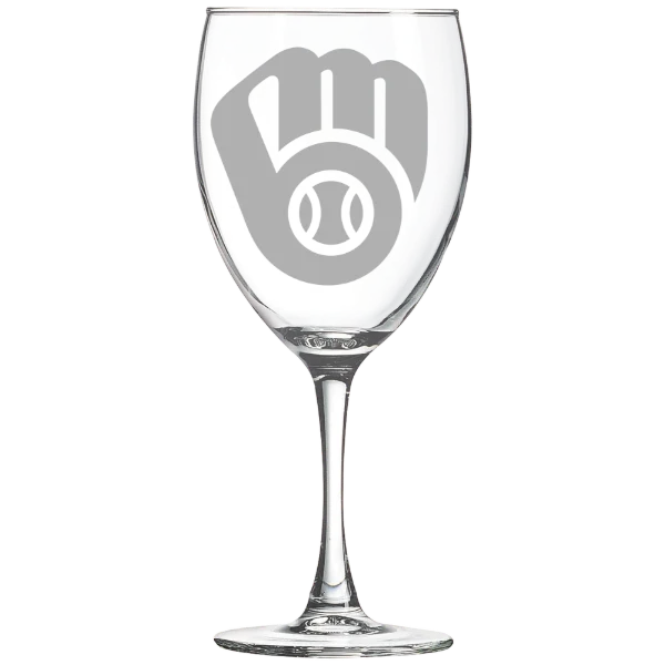 Milwaukee Brewers Polar Camel 10 1/2 oz. Wine Glass