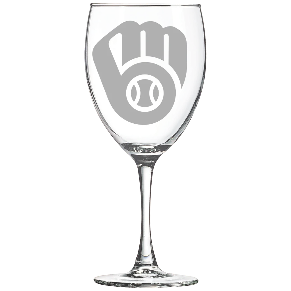 Milwaukee Brewers Polar Camel 10 1/2 oz. Wine Glass