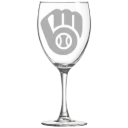 Milwaukee Brewers Polar Camel 10 1/2 oz. Wine Glass