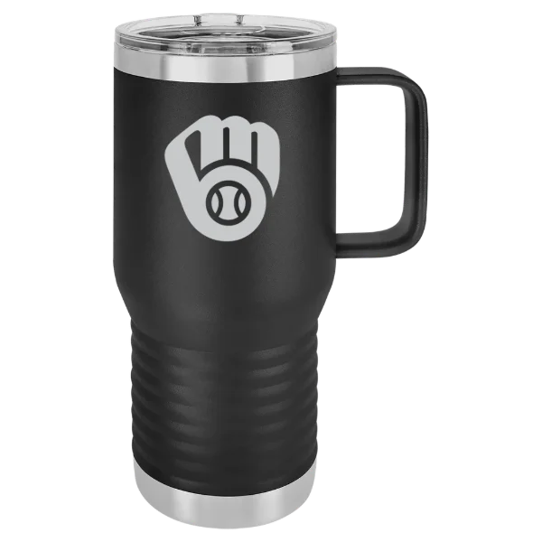 Milwaukee Brewers Polar Camel 20 oz. Travel Mug with Slider Lid