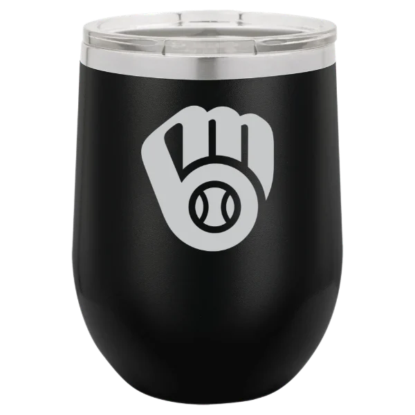 Milwaukee Brewers Polar Camel 12 oz. Stemless Wine Tumbler