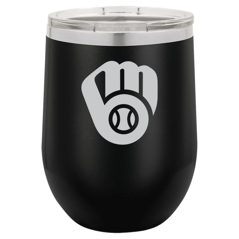 Milwaukee Brewers Polar Camel 12 oz. Stemless Wine Tumbler