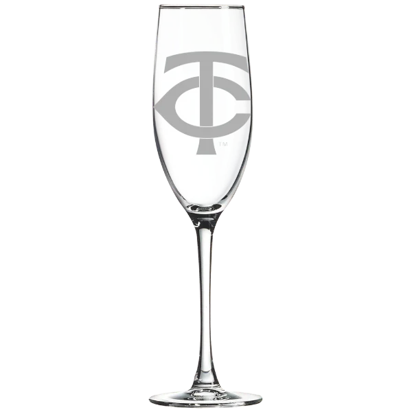 Minnesota Twins Polar Camel 8 oz. Champagne Flute