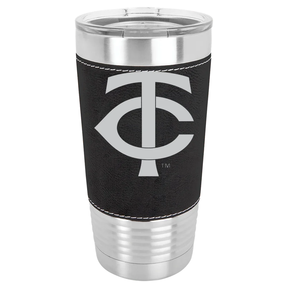 Minnesota Twins Polar Camel 20 oz. Leatherette Grip Tumbler with Standard Lid