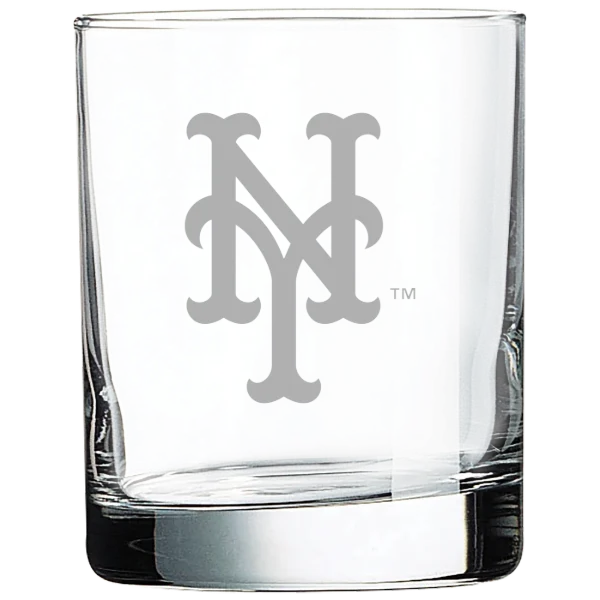 New York Mets Polar Camel 10 1/2 oz. On The Rocks Glass