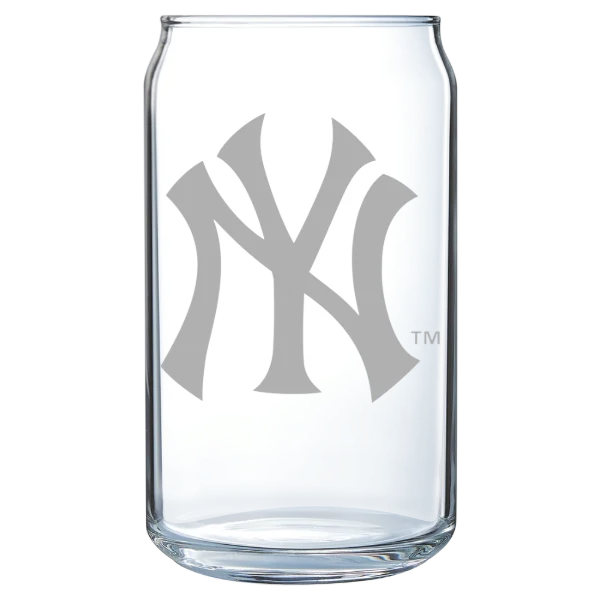 New York Yankees Polar Camel 16 oz. Can Glass