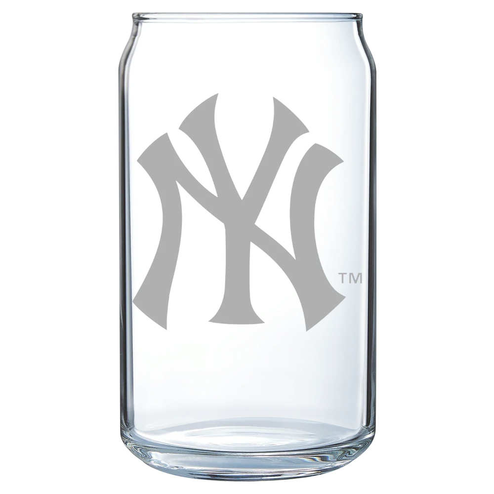 New York Yankees Polar Camel 16 oz. Can Glass