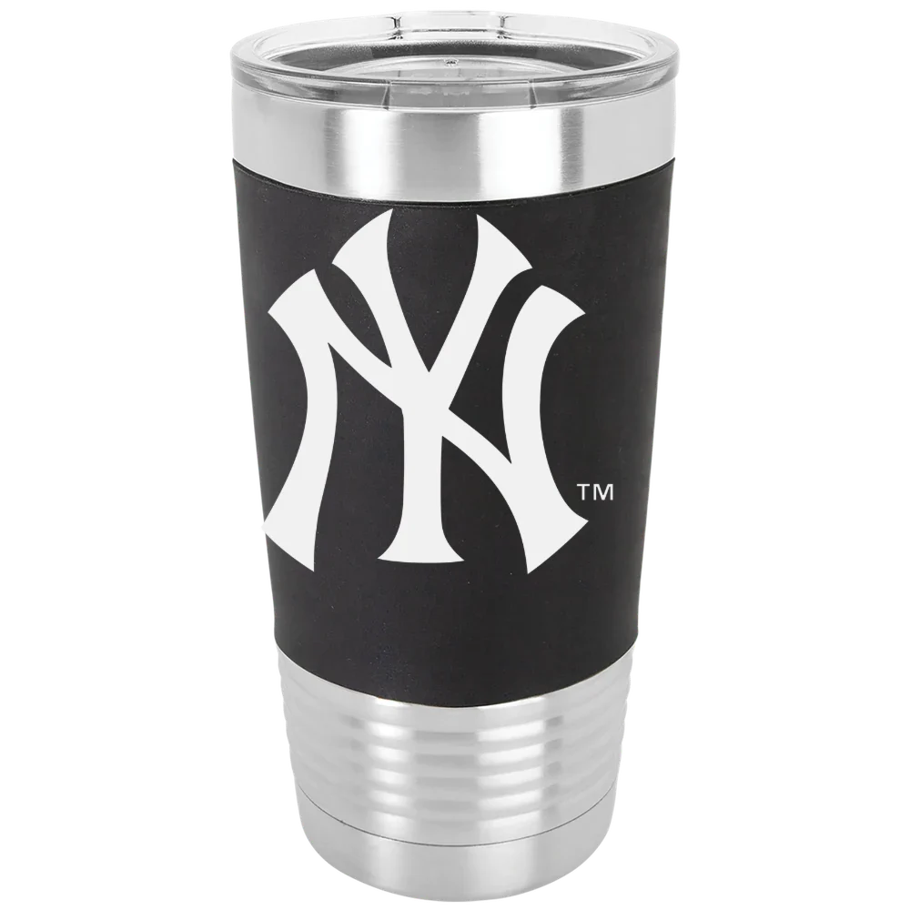 New York Yankees Polar Camel 20 oz. Silicone Grip Tumbler with Standard Lid